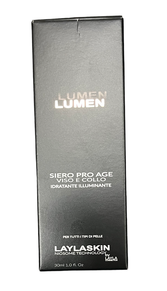 Lumen Siero Pro Age Viso Collo Idratante - Illuminante - LAYLASKIN