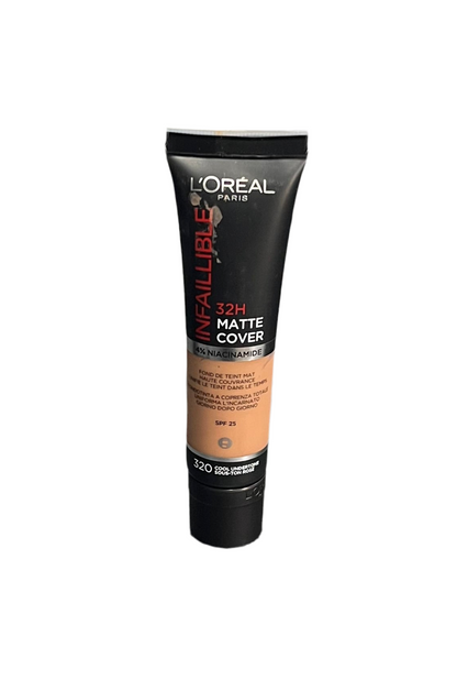FondoTinta Infaillible 24H Matte Cover Tubo 30 ml. - L'Oreal