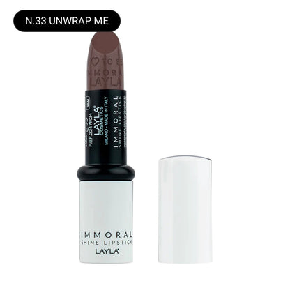 SA.MA PROFUMERIA N.33 UNWRAP ME Layla Cosmetics Immoral Shine Lipstick - LAYLA COSMETICS