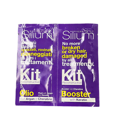 Kit Booster Ricostruttore Cheratina-Argan 12 ml +12 ml. - SILIUM