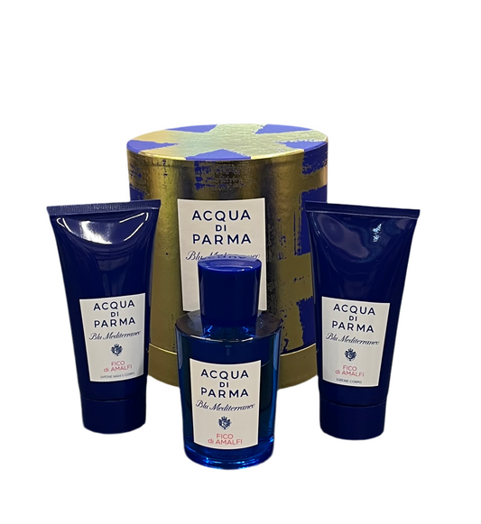 Blu Mediterraneo Fico di Amalfi Set Eau de Toilette-Sapone Mani+Lozione Corpo - ACQUA di PARMA