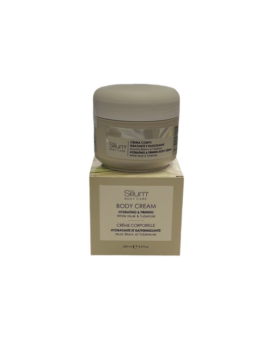 Crema Corpo Idratante e Rassodante Muschio Bianco e Tuberosa - SILIUM