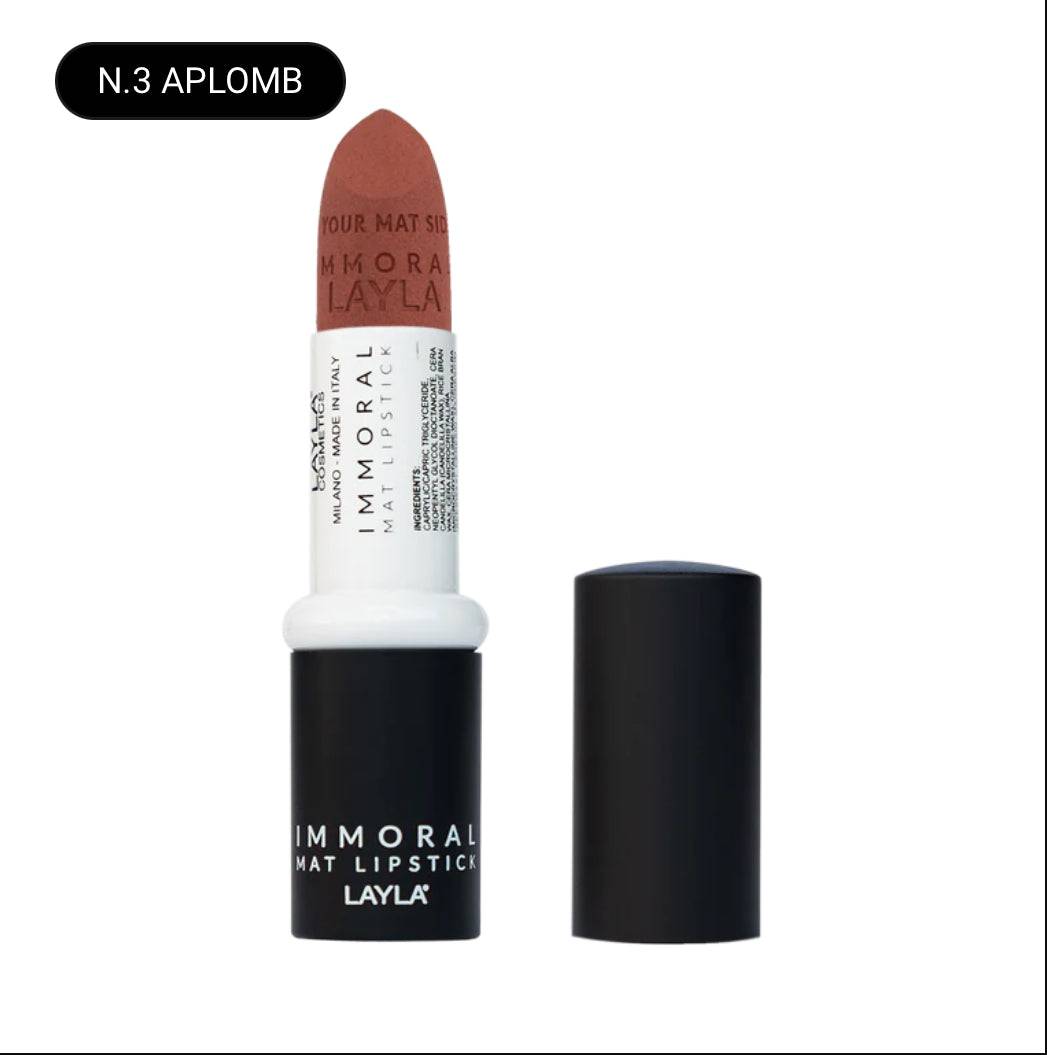 SA.MA PROFUMERIA N.3 APLOMB Layla Cosmetics Immoral Mat Lipstick - LAYLA COSMETICS