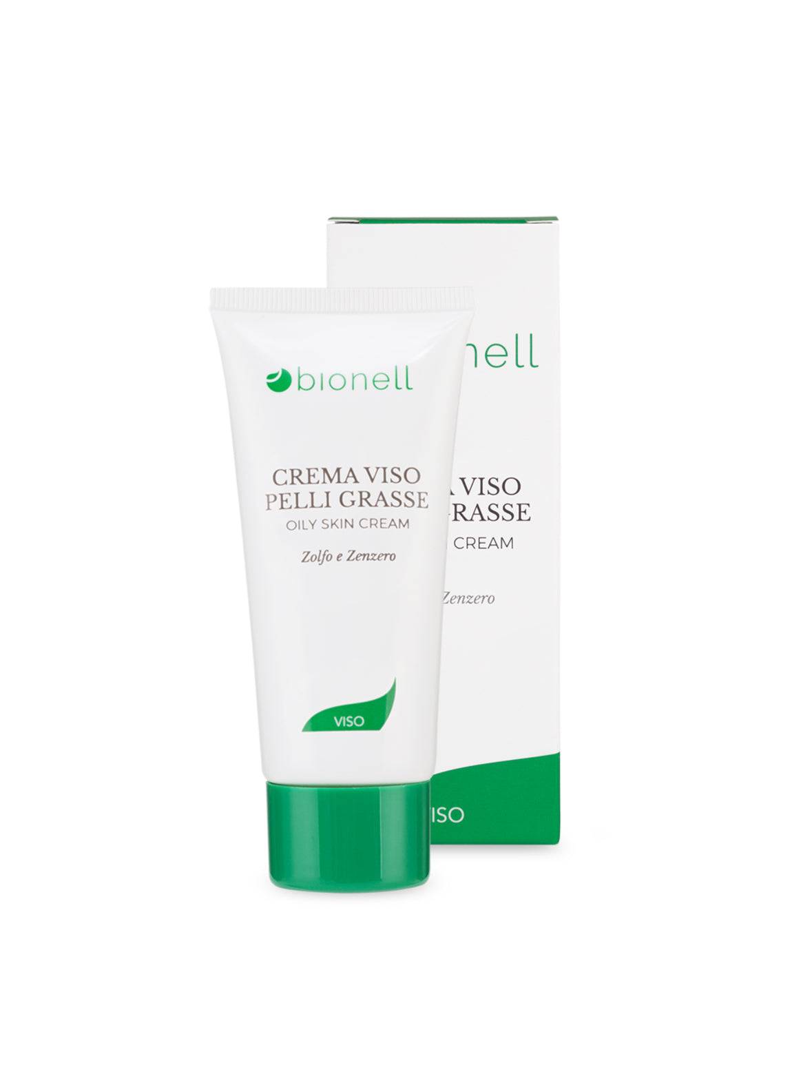 SA.MA PROFUMERIA Bellaoggi Crema Viso Pelli Grasse , Zolfo e Zenzero - BIONELL