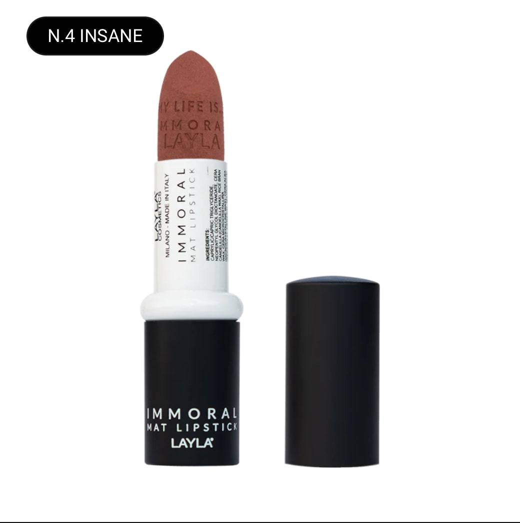 SA.MA PROFUMERIA N.4 INSANE Layla Cosmetics Immoral Mat Lipstick - LAYLA COSMETICS