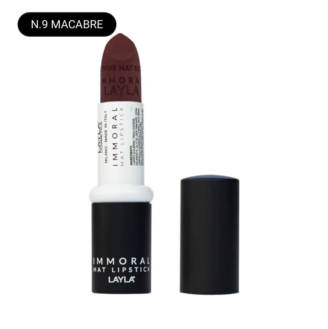 SA.MA PROFUMERIA N.9 MACABRE Layla Cosmetics Immoral Mat Lipstick - LAYLA COSMETICS