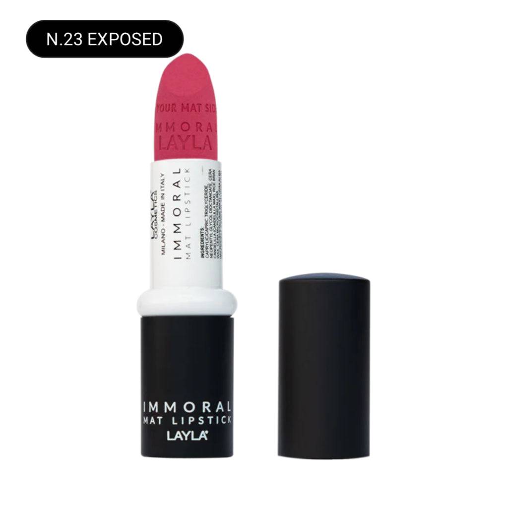 SA.MA PROFUMERIA N.23 EXPOSED Layla Cosmetics Immoral Mat Lipstick - LAYLA COSMETICS