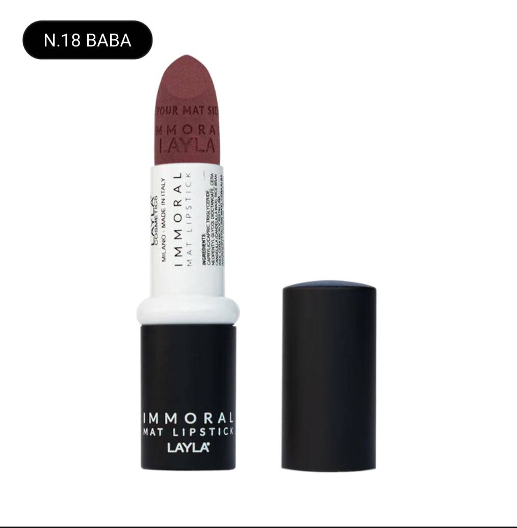 SA.MA PROFUMERIA N.18 BABA Layla Cosmetics Immoral Mat Lipstick - LAYLA COSMETICS