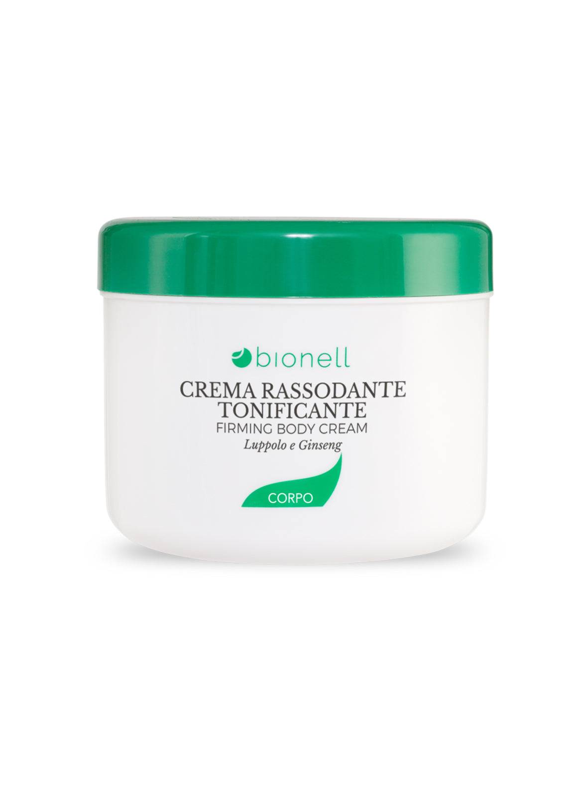 SA.MA PROFUMERIA Bionell Crema Corpo Rassodante Tonificante, Luppolo e Ginseng - BIONELL