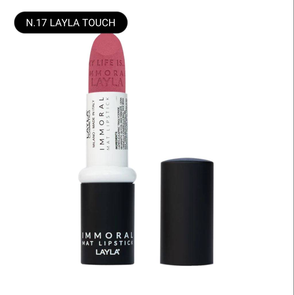 SA.MA PROFUMERIA N.17 LAYLA TOUCH Layla Cosmetics Immoral Mat Lipstick - LAYLA COSMETICS