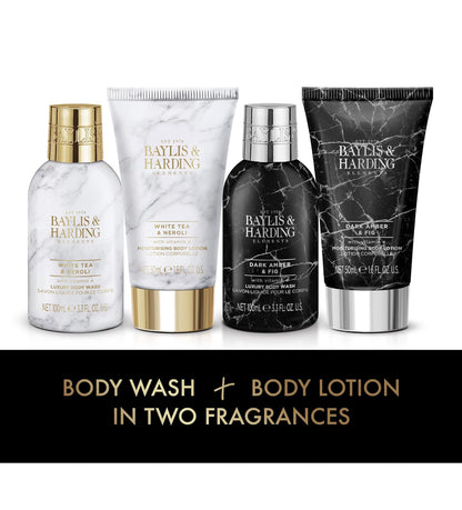 Set Regalo Luxury con Trattamenti per il Corpo e la Doccia Effetto Marmo Vegan Friendly - Baylis & Harding