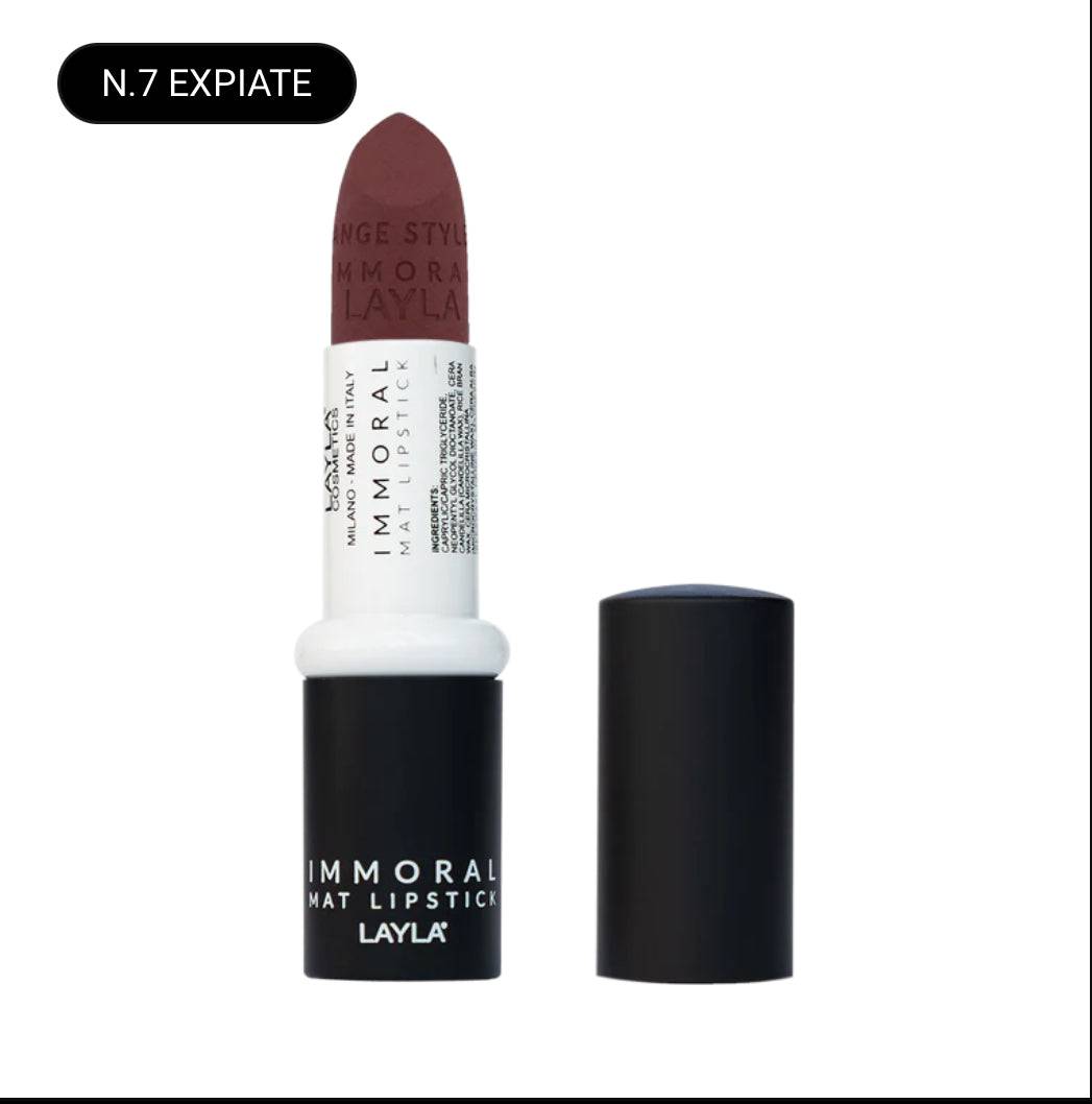 SA.MA PROFUMERIA N.7 EXPIATE Layla Cosmetics Immoral Mat Lipstick - LAYLA COSMETICS