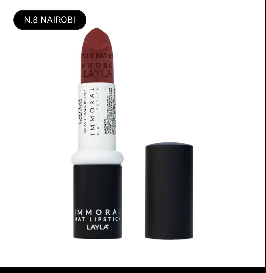 SA.MA PROFUMERIA N.8 NAIROBI Layla Cosmetics Immoral Mat Lipstick - LAYLA COSMETICS