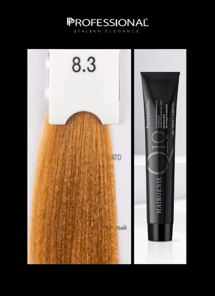 Hairgenie Q10 Tintura Capelli con Argan e Cheratina senza Ammoniaca - PROFESSIONAL