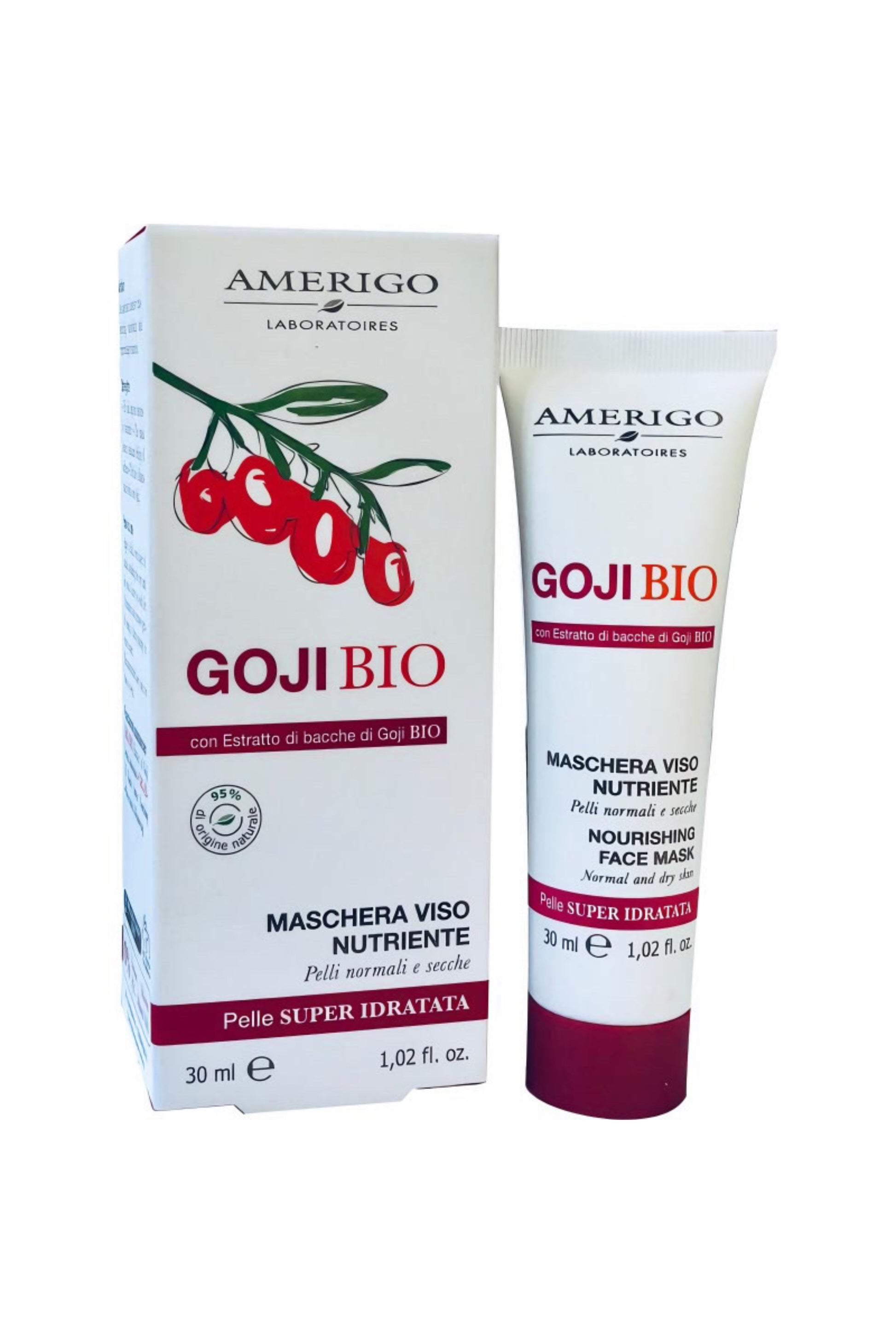 Goji Bio Maschera Viso Purificante - Amerigo