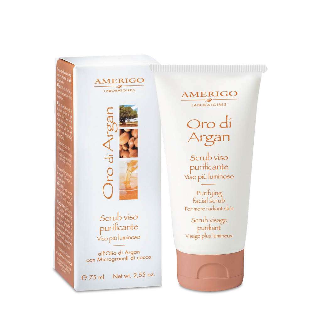 Scrub Viso Purificante Oro Argan - AMERIGO