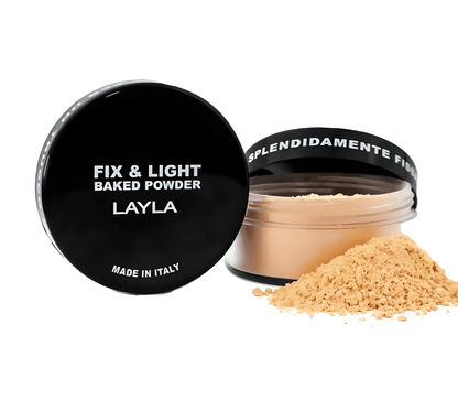 SA.MA PROFUMERIA 2 Layla Cosmetics Fix&Light Baked Powder - LAYLA