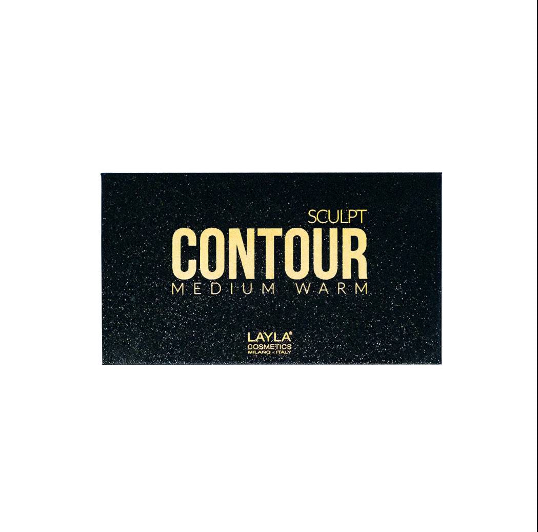 SA.MA PROFUMERIA Layla Cosmetics Palette Sculpt Contour Medium Warm - LAYLA COSMETICS