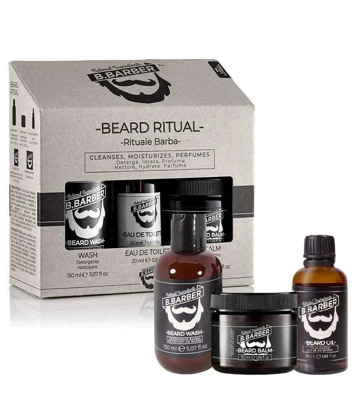 SA.MA PROFUMERIA Alama professional Beard Ritual Set Wash 150ml + Eau De Toilette 20ml + Balsamo 50ml B.BARBER - Alama