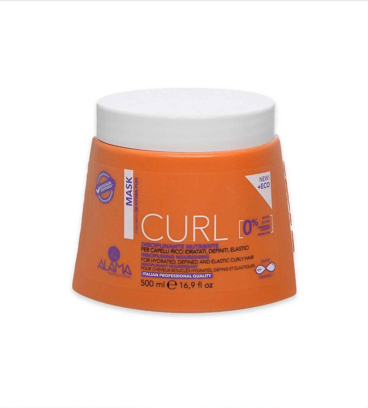 SA.MA PROFUMERIA Alama professional Curl - Maschera per capelli ricci o mossi - Alama