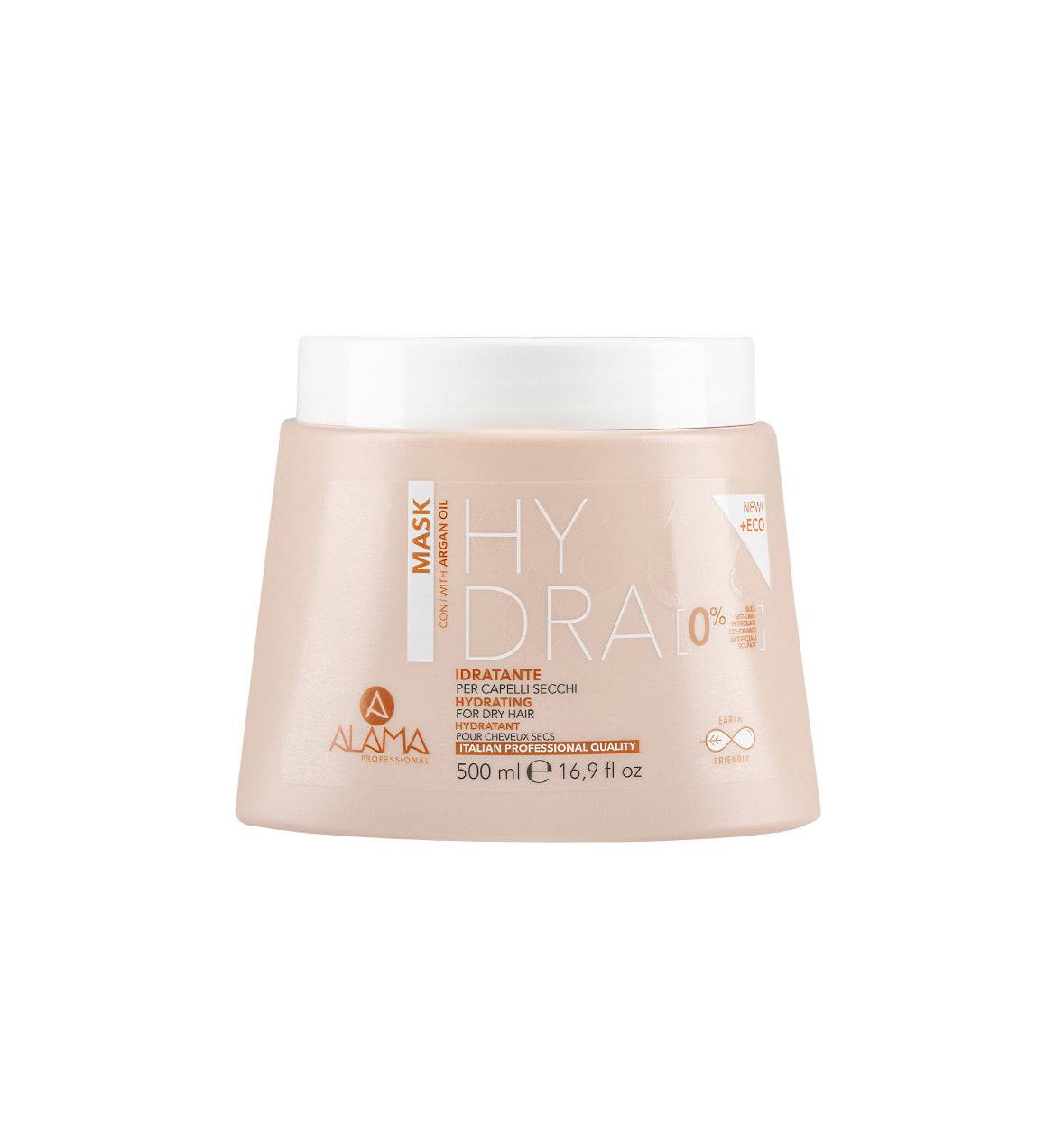 SA.MA PROFUMERIA Alama professional Hydra - Maschera idratante per capelli secchi con olio di Argan - Alama