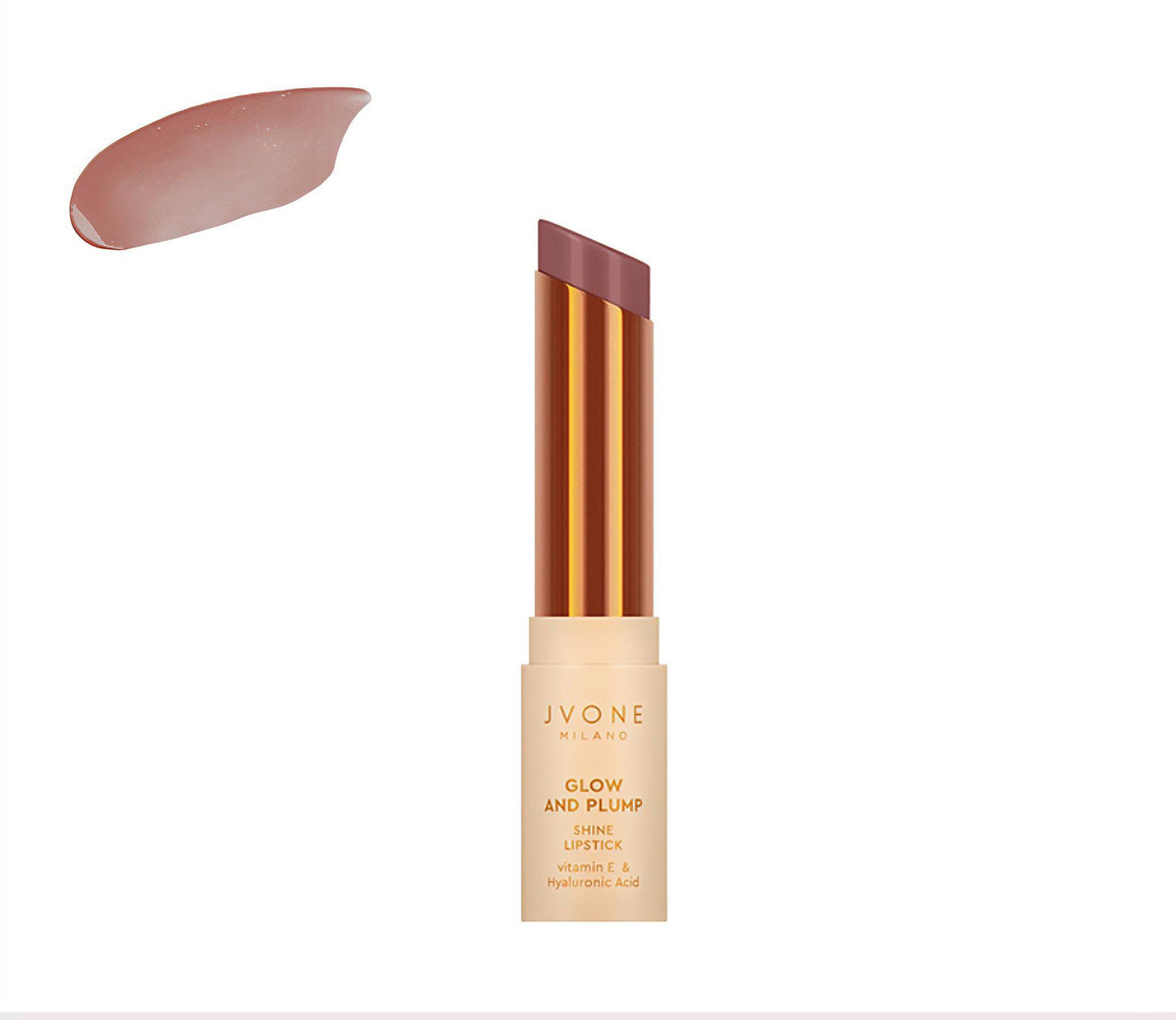 SA.MA PROFUMERIA 02 Rose Nude JVONE Glow and Plump Shine Lipstick - Jvone