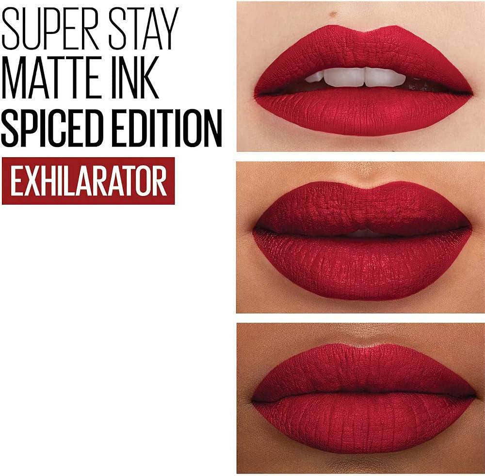 SA.MA PROFUMERIA 340 Exhilarator Maybelline New York Rossetto liquido Superstay Matte Ink - MAYBELLINE NEWYORK