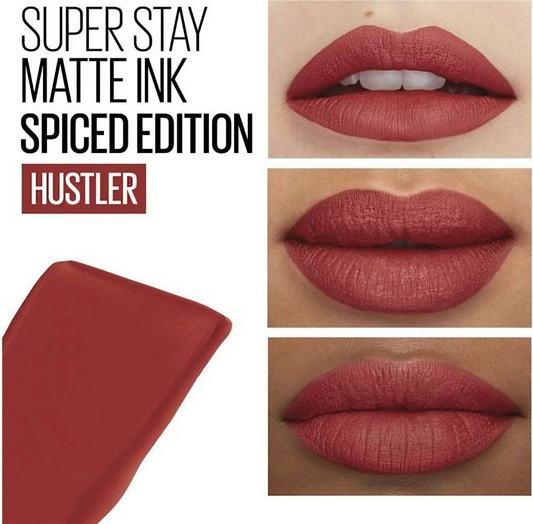 SA.MA PROFUMERIA 335 Hustler Maybelline New York Rossetto liquido Superstay Matte Ink - MAYBELLINE NEWYORK