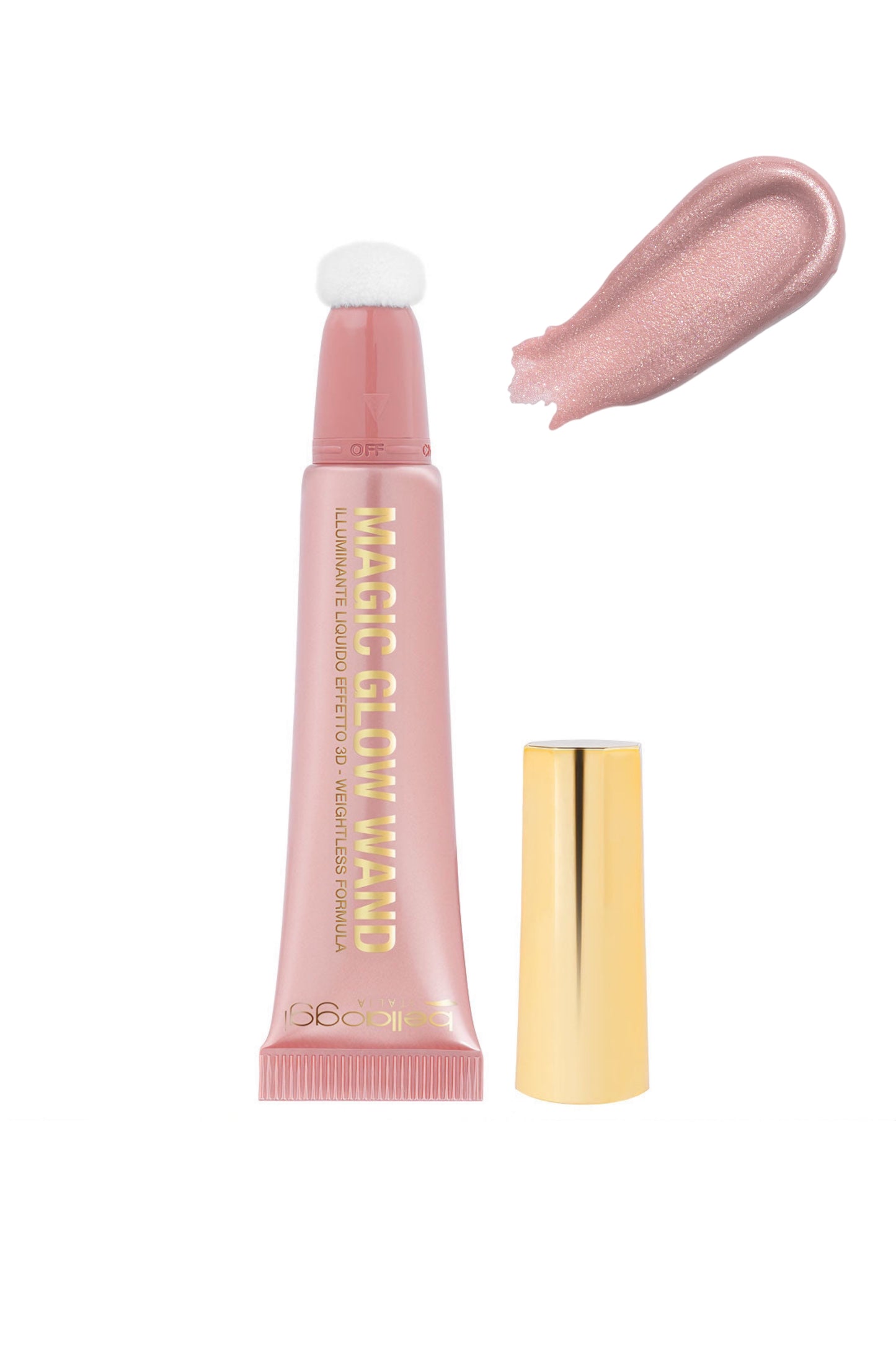 SA.MA PROFUMERIA Enchanting Pink Bellaoggi Illuminante liquido effetto 3D Magic Glow Wand - BELLAOGGI