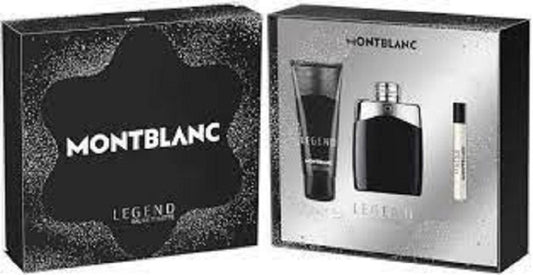 Legend Uomo Cofanetto Eau de Toilette 50ml+Eau de Toilette 7,5+Doccia 100 ml. -MONTBLANC