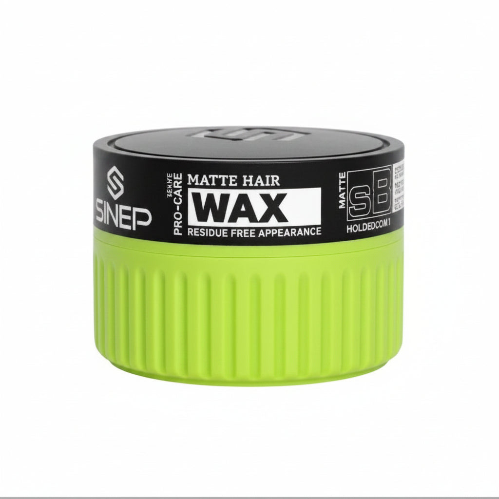 SINEP - Matte Hair Wax S8 Green – Cera Capelli Tenuta Media