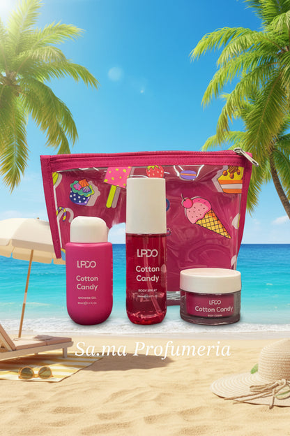 LPDO - Summer kit - Body Spray 90 ml. - Body Cream 50 - Shower Gel 90 ml.