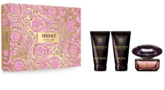 Crystal Noir Coffrett Eau de Parfum 50ml.+Body Lotion 50ml+Bagno 50ML - VERSACE