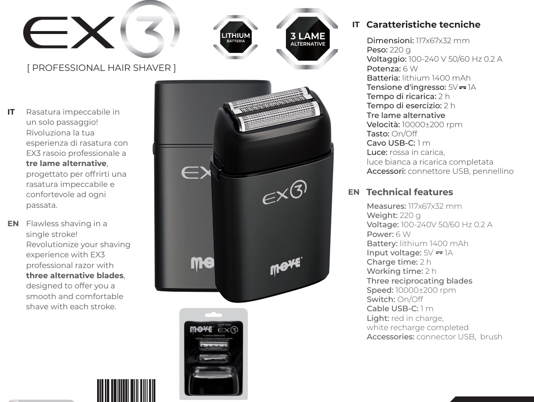 RASOIO EX3 - MOVE