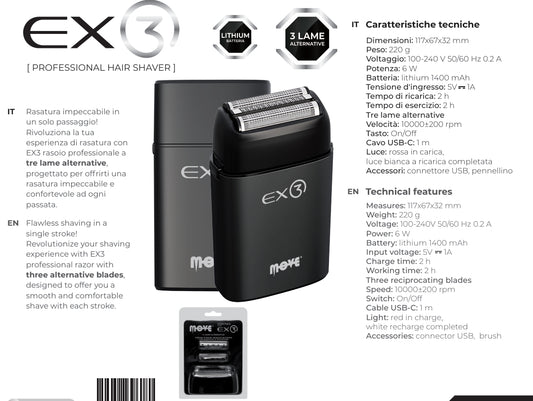RASOIO EX3 - MOVE