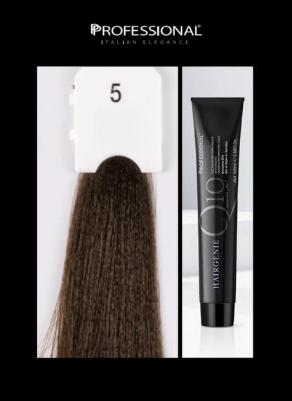 Hairgenie Q10 Tintura Capelli con Argan e Cheratina senza Ammoniaca - PROFESSIONAL