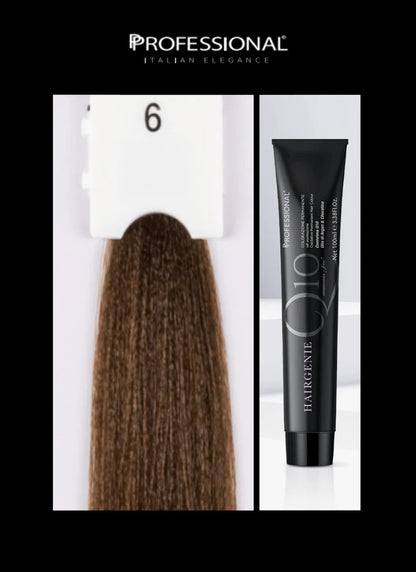 Hairgenie Q10 Tintura Capelli con Argan e Cheratina senza Ammoniaca - PROFESSIONAL