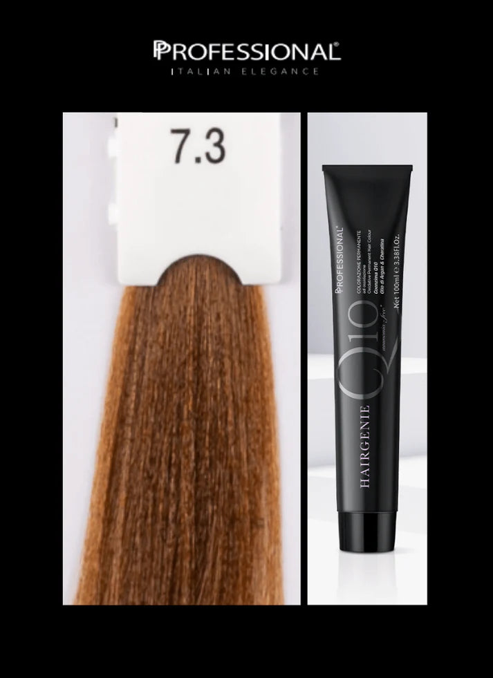 Hairgenie Q10 Tintura Capelli con Argan e Cheratina senza Ammoniaca - PROFESSIONAL