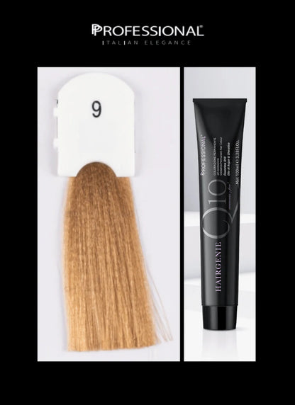 Hairgenie Q10 Tintura Capelli con Argan e Cheratina senza Ammoniaca - PROFESSIONAL