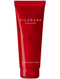 a tube of red cream on a white background