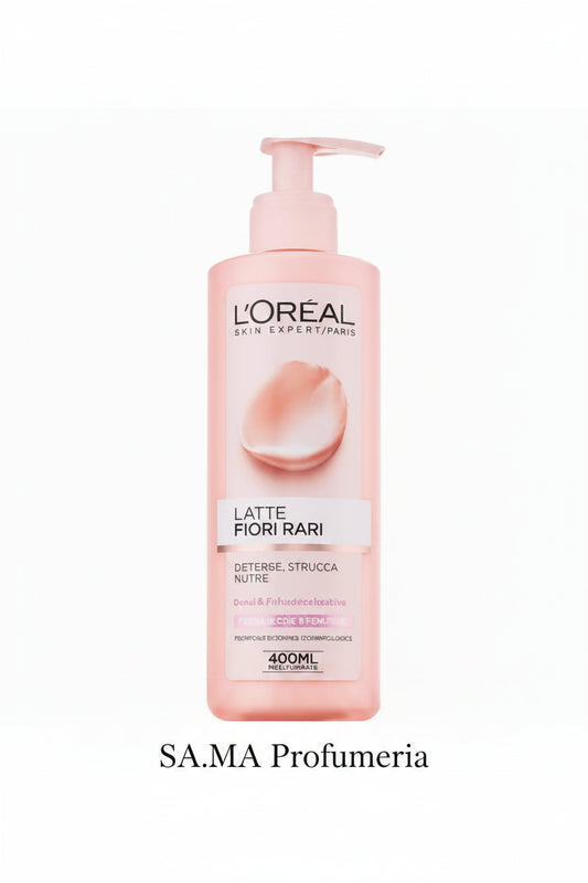 L'OREAL - Latte Detergente Fiori Rari Pelli Secche e Sensibili