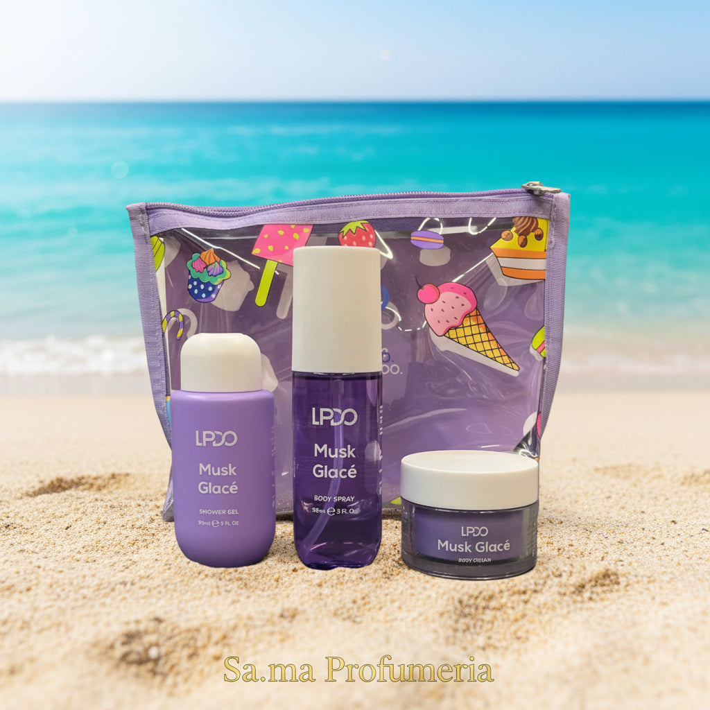 LPDO - Summer kit - Body Spray 90 ml. - Body Cream 50 - Shower Gel 90 ml.