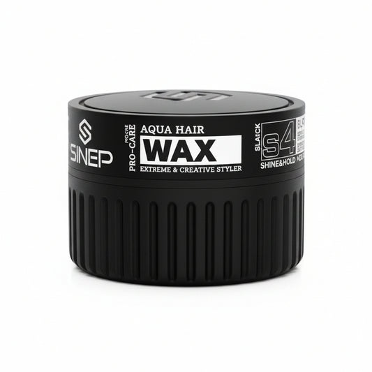 SINEP - Aqua Styling Hair Wax Soft Holding Effect Black S4