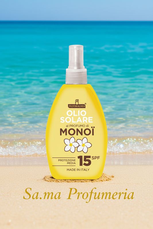 PHYORALHEA - Olio Solare al profumo di Monoi Alta Protezione SFF15