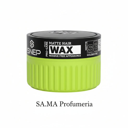 SINEP - Matte Hair Wax S8 Green – Cera Capelli Tenuta Media